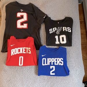 4/$20 Youth XL Nike sports tees
